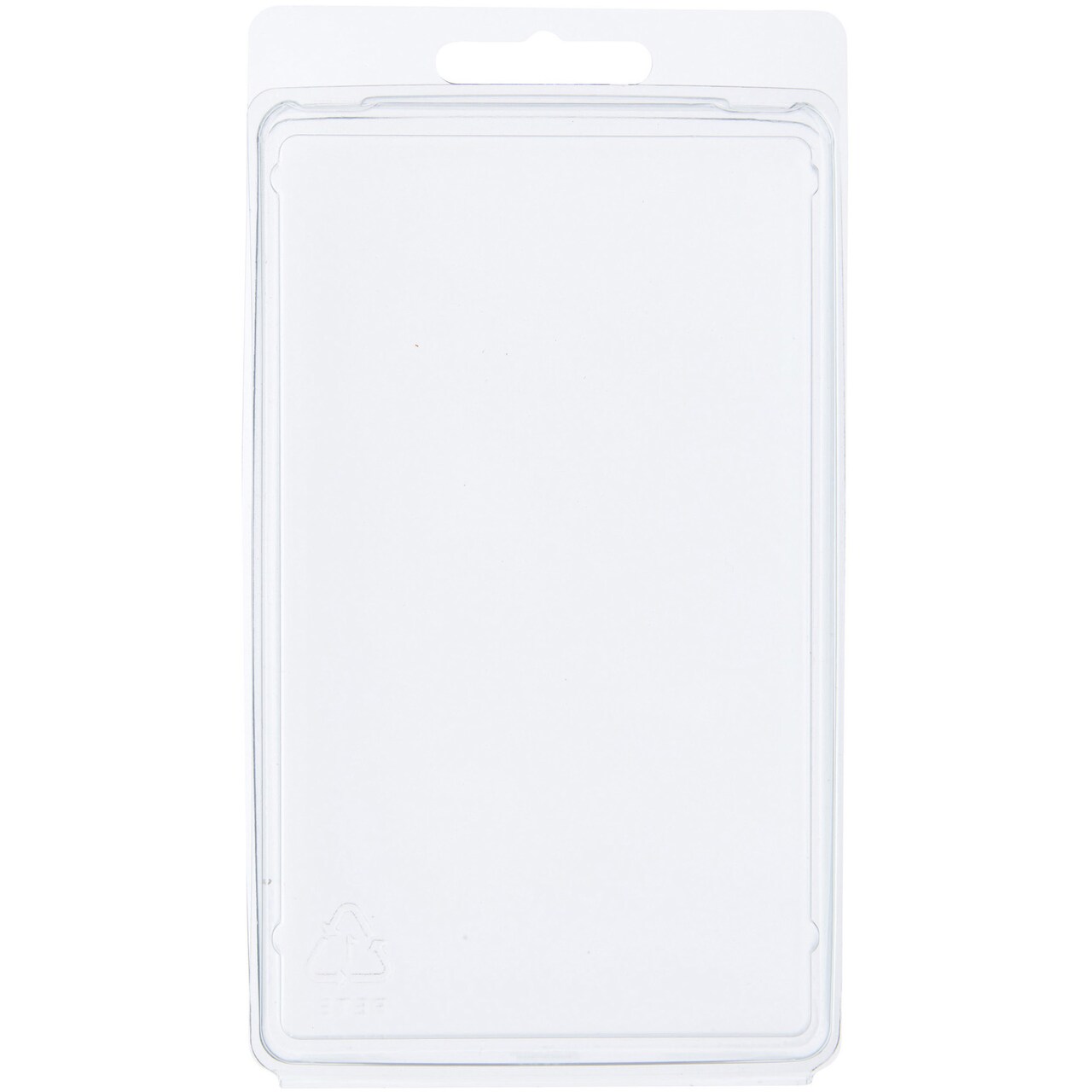 Collecting Warehouse Clear Plastic Clamshell Package / Storage Container, 5.5" H x 3.25" W x 0.75" D